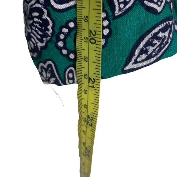 Vintage 90s Express Multi Print Collared Single Button Top Medium - Picture 8 of 9